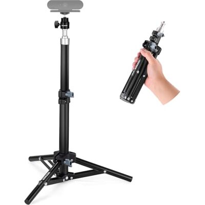NEEWER Webcam Stand Tripod for Desk, Mini Desktop Tripod with Cell Holder Compatible with Logitech Anker Emeet Webcam Ring Light for Video Recording Live Streaming Zoom Call, Max Load 2.2lb/1kg, ST45B NEEWER Webcam Stand Tripod for Desk, Mini Desktop Tripod with Cell Holder Compatible with Logitech Anker Emeet Webcam Ring Light for Video Recording Live Streaming Zoom Call, Max Load 2.2lb/1kg, ST45B