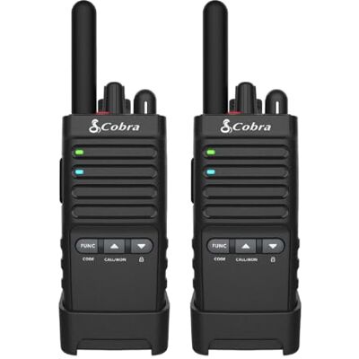 Cobra PX650 Professional Walkie Talkies (2-Pack) – PMR446 Rechargeable Business Two-Way Radios, 300,000 sq. ft/25 Floor Range, Dust Protected and Splashproof (IP54 rating), Black Cobra PX650 Professional Walkie Talkies (2-Pack) – PMR446 Rechargeable Business Two-Way Radios, 300,000 sq. ft/25 Floor Range, Dust Protected and Splashproof (IP54 rating), Black