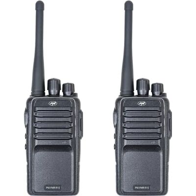 PNI Kit of 2 portable radio stations PMR R15 0.5W, 16 programmable channels, 16 PMR and 50 CTCSS and 104 DCS tones, ASQ, TOT, monitor, programmable, 1200mAh battery PNI Kit of 2 portable radio stations PMR R15 0.5W, 16 programmable channels, 16 PMR and 50 CTCSS and 104 DCS tones, ASQ, TOT, monitor, programmable, 1200mAh battery