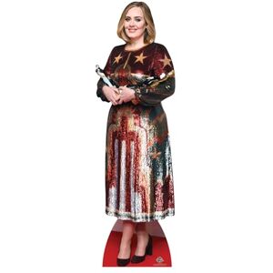 STAR CUTOUTS Adele Lifesize Cardboardcut Out with Free Mini Cut Out of Cardboard STAR CUTOUTS Adele Lifesize Cardboardcut Out with Free Mini Cut Out of Cardboard