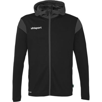 uhlsport Football Squad 27 Track Hood Jacket Unisex Training Jacket Sports Jacket Sweat Shirt with Hood and Stand-Up Collar uhlsport Football Squad 27 Track Hood Jacket Unisex Training Jacket Sports Jacket Sweat Shirt with Hood and Stand-Up Collar