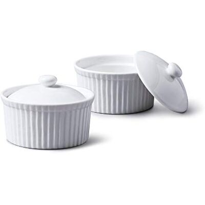 WM Bartleet & Sons - Porcelain Ramekin with Lid 7.5cm WM Bartleet & Sons - Porcelain Ramekin with Lid 7.5cm