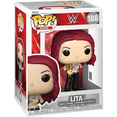 Funko Pop! WWE: WWE 8 Lita Collectable Vinyl Figure Gift Idea Official Merchandise Toys for Kids & Adults Sports Fans Model Figure for Collectors and Display Funko Pop! WWE: WWE 8 Lita Collectable Vinyl Figure Gift Idea Official Merchandise Toys for Kids & Adults Sports Fans Model Figure for Collectors and Display