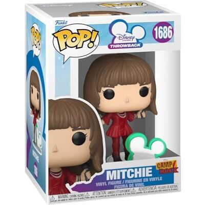 Funko POP! Disney: Camp Rock Mitchie with Disney Icon Collectable Vinyl Figure Gift Idea Official Merchandise Toys For Kids & Adults Model Figure for Collectors and Display Funko POP! Disney: Camp Rock Mitchie with Disney Icon Collectable Vinyl Figure Gift Idea Official Merchandise Toys For Kids & Adults Model Figure for Collectors and Display