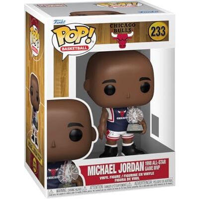 Funko POP! NBA: Chicago Bulls Michael Jordan 1998 All Star Game MVP Collectable Vinyl Figure Gift Idea Official Merchandise Toys For Kids & Adults Model Figure for Collectors Funko POP! NBA: Chicago Bulls Michael Jordan 1998 All Star Game MVP Collectable Vinyl Figure Gift Idea Official Merchandise Toys For Kids & Adults Model Figure for Collectors
