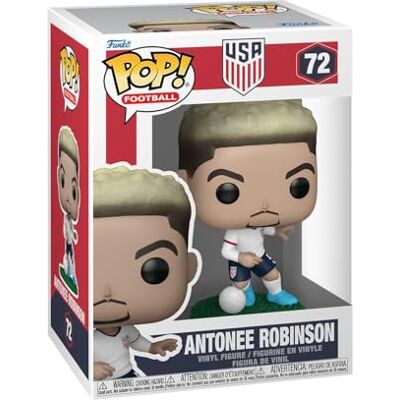 Funko POP! Football: USA Antonee Robinson Collectable Vinyl Figure Gift Idea Official Merchandise Toys For Kids & Adults Model Figure for Collectors and Display Funko POP! Football: USA Antonee Robinson Collectable Vinyl Figure Gift Idea Official Merchandise Toys For Kids & Adults Model Figure for Collectors and Display
