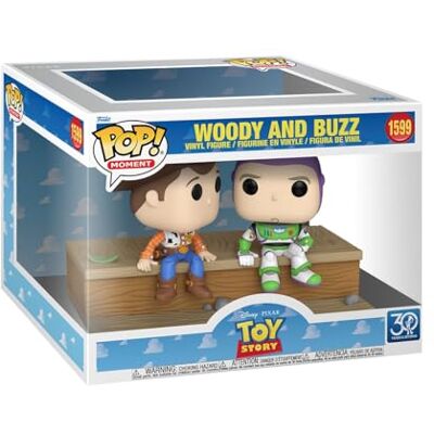 Funko Pop! Moment: Toy Story 30th Woody & Buzz Collectable Vinyl Figure Gift Idea Official Merchandise Toys for Kids & Adults Movies Fans Model Figure for Collectors and Display Funko Pop! Moment: Toy Story 30th Woody & Buzz Collectable Vinyl Figure Gift Idea Official Merchandise Toys for Kids & Adults Movies Fans Model Figure for Collectors and Display