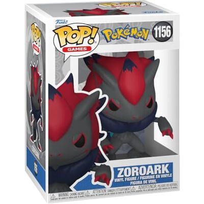 Funko POP Games: Pokemon Zoroark Collectable Vinyl Figure Gift Idea Official Merchandise Toys For Kids & Adults Model Figure for Collectors and Display Funko POP Games: Pokemon Zoroark Collectable Vinyl Figure Gift Idea Official Merchandise Toys For Kids & Adults Model Figure for Collectors and Display