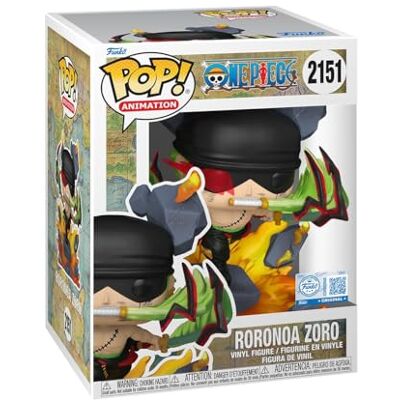 Funko Pop! Premium: One Piece Roronoa Zoro King of Hell Amazon Exclusive Collectable Vinyl Figure Gift Idea Official Merchandise Toys for Kids & Adults Anime Fans Funko Pop! Premium: One Piece Roronoa Zoro King of Hell Amazon Exclusive Collectable Vinyl Figure Gift Idea Official Merchandise Toys for Kids & Adults Anime Fans