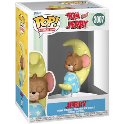 Funko POP! Animation: Tom and Jerry Jerry Sleeping on Moon Collectable Vinyl Figure Gift Idea Official Merchandise Toys For Kids & Adults Model Figure for Collectors and Display Funko POP! Animation: Tom and Jerry Jerry Sleeping on Moon Collectable Vinyl Figure Gift Idea Official Merchandise Toys For Kids & Adults Model Figure for Collectors and Display