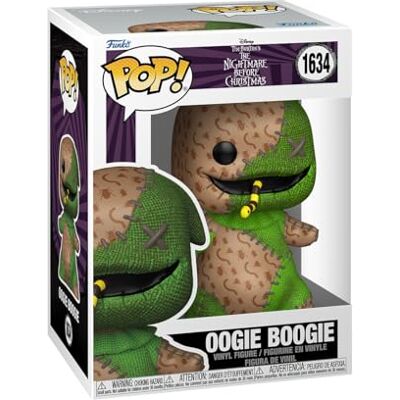 Funko Pop! Disney: Patchwork Oogie Boogie The Nightmare Before Christmas Collectable Vinyl Figure Gift Idea Official Merchandise Toys for Kids & Adults Cartoon Fans Funko Pop! Disney: Patchwork Oogie Boogie The Nightmare Before Christmas Collectable Vinyl Figure Gift Idea Official Merchandise Toys for Kids & Adults Cartoon Fans