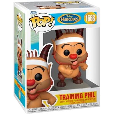 Funko Pop! Disney: Hercules Training Phil Collectable Vinyl Figure Gift Idea Official Merchandise Toys for Kids & Adults Cartoon Fans Model Figure for Collectors and Display Funko Pop! Disney: Hercules Training Phil Collectable Vinyl Figure Gift Idea Official Merchandise Toys for Kids & Adults Cartoon Fans Model Figure for Collectors and Display
