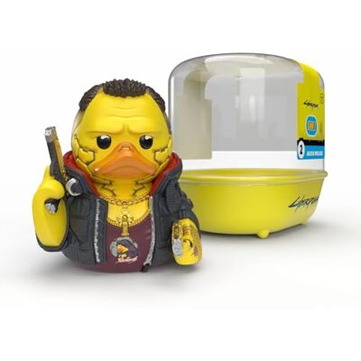 TUBBZ First Edition: Cyberpunk 2077 Jackie Welles Cosplaying Rubber Duck Vinyl Figure TUBBZ First Edition: Cyberpunk 2077 Jackie Welles Cosplaying Rubber Duck Vinyl Figure
