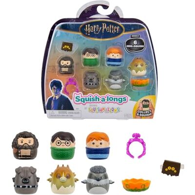 Squish-a-longs “Harry Potter” Mini-Squish + Accessory 6-Pack Hagrid’s Creatures, Norbert, Fluffy, Buckbeak with accessories and more Squish-a-longs “Harry Potter” Mini-Squish + Accessory 6-Pack Hagrid’s Creatures, Norbert, Fluffy, Buckbeak with accessories and more