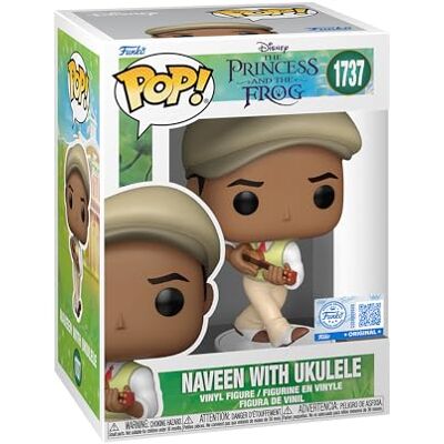 Funko Pop! Disney: The Princess and the Frog Naveen with Ukulele Collectable Vinyl Figure Gift Idea Official Merchandise Toys for Kids & Adults Cartoon Fans Model Figure for Collectors Funko Pop! Disney: The Princess and the Frog Naveen with Ukulele Collectable Vinyl Figure Gift Idea Official Merchandise Toys for Kids & Adults Cartoon Fans Model Figure for Collectors