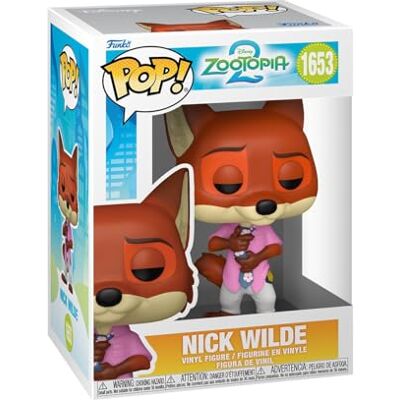 Funko Pop! Disney: Zootopia 2 Nick Wilde Collectable Vinyl Figure Official Merchandise Toys for Kids & Adults Cartoon/Animation Fans Model Figure for Collectors and Display Funko Pop! Disney: Zootopia 2 Nick Wilde Collectable Vinyl Figure Official Merchandise Toys for Kids & Adults Cartoon/Animation Fans Model Figure for Collectors and Display