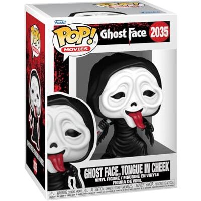 Funko POP! Vinyl: Ghost Face with Tongue Collectable Vinyl Figure Gift Idea Official Merchandise Toys For Kids & Adults Model Figure for Collectors and Display Funko POP! Vinyl: Ghost Face with Tongue Collectable Vinyl Figure Gift Idea Official Merchandise Toys For Kids & Adults Model Figure for Collectors and Display