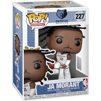 Funko Pop! NBA: Grizzlies Ja Morant (Home) NBA Players Collectable Vinyl Figure Gift Idea Official Merchandise Toys for Kids & Adults Sports Fans Model Figure for Collectors Funko Pop! NBA: Grizzlies Ja Morant (Home) NBA Players Collectable Vinyl Figure Gift Idea Official Merchandise Toys for Kids & Adults Sports Fans Model Figure for Collectors