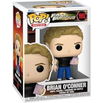 Funko POP! Movies: Fast & Furious Brian O'Conner Collectable Vinyl Figure Gift Idea Official Merchandise Toys For Kids & Adults Model Figure for Collectors and Display Funko POP! Movies: Fast & Furious Brian O'Conner Collectable Vinyl Figure Gift Idea Official Merchandise Toys For Kids & Adults Model Figure for Collectors and Display