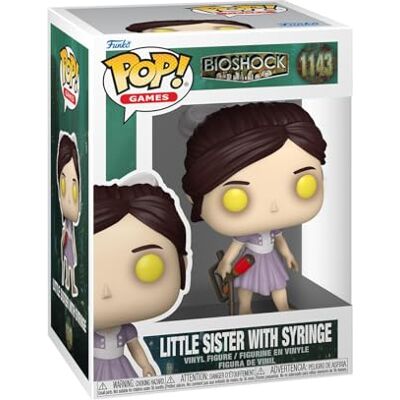 Funko POP! Games: Bioshock S3 Little Sister with Syringe Collectable Vinyl Figure Gift Idea Official Merchandise Toys For Kids & Adults Model Figure for Collectors and Display Funko POP! Games: Bioshock S3 Little Sister with Syringe Collectable Vinyl Figure Gift Idea Official Merchandise Toys For Kids & Adults Model Figure for Collectors and Display