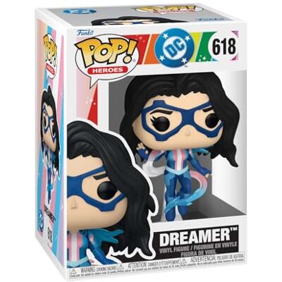 Funko POP! Heroes: Pride Dreamer Collectable Vinyl Figure Gift Idea Official Merchandise Toys For Kids & Adults Model Figure for Collectors and Display Funko POP! Heroes: Pride Dreamer Collectable Vinyl Figure Gift Idea Official Merchandise Toys For Kids & Adults Model Figure for Collectors and Display