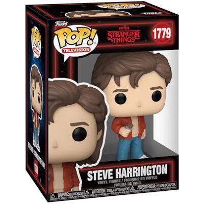 Funko POP! TV: Stranger Things Season 5 Steve Harrington Collectable Vinyl Figure Gift Idea Official Merchandise Toys for Kids & Adults Fantasy Fans Funko POP! TV: Stranger Things Season 5 Steve Harrington Collectable Vinyl Figure Gift Idea Official Merchandise Toys for Kids & Adults Fantasy Fans
