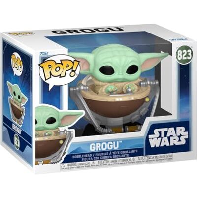 Funko POP! Star Wars: The Mandalorian and Grogu Grogu in Pram Collectable Vinyl Figure Gift Idea Official Merchandise Toys For Kids & Adults Model Figure for Collectors and Display Funko POP! Star Wars: The Mandalorian and Grogu Grogu in Pram Collectable Vinyl Figure Gift Idea Official Merchandise Toys For Kids & Adults Model Figure for Collectors and Display
