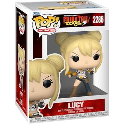 Funko POP! Animation: Fairy Tail 100 Years Quest Lucy Collectable Vinyl Figure Gift Idea Official Merchandise Toys For Kids & Adults Model Figure for Collectors and Display Funko POP! Animation: Fairy Tail 100 Years Quest Lucy Collectable Vinyl Figure Gift Idea Official Merchandise Toys For Kids & Adults Model Figure for Collectors and Display
