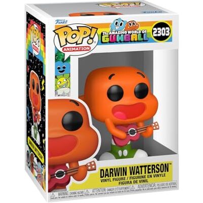 Funko Pop! Animation: the Amazing World Of Gumball Darwin Watterson- Collectable Vinyl Figure Gift Idea Official Merchandise Toys for Kids & Adults Action/Adventure Fans Funko Pop! Animation: the Amazing World Of Gumball Darwin Watterson- Collectable Vinyl Figure Gift Idea Official Merchandise Toys for Kids & Adults Action/Adventure Fans