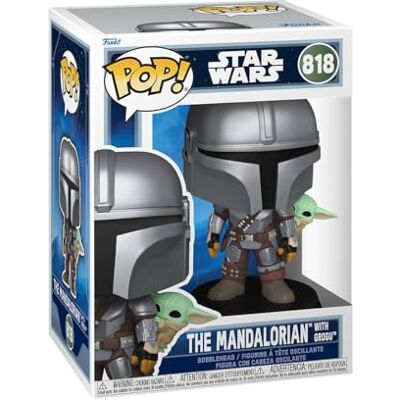 Funko POP! Star Wars: The Mandalorian and Grogu The Mandalorian with Grogu Collectable Vinyl Figure Gift Idea Official Merchandise Toys For Kids & Adults Model Figure for Collectors Funko POP! Star Wars: The Mandalorian and Grogu The Mandalorian with Grogu Collectable Vinyl Figure Gift Idea Official Merchandise Toys For Kids & Adults Model Figure for Collectors