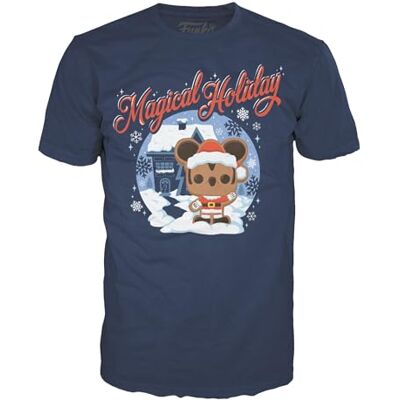 Funko Boxed Tee: Disney Holiday Santa Mickeyickey Medium T-Shirt Clothes Gift Idea Short Sleeve Top for Adults Unisex Men and Women Official Merchandise Fans Multicolour Funko Boxed Tee: Disney Holiday Santa Mickeyickey Medium T-Shirt Clothes Gift Idea Short Sleeve Top for Adults Unisex Men and Women Official Merchandise Fans Multicolour
