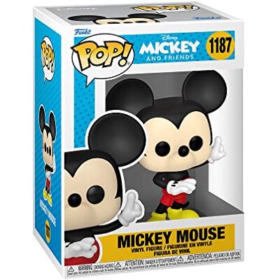 Funko Pop! Disney: Classics Mickey Mouse Collectable Vinyl Figure Gift Idea Official Merchandise Toys for Kids & Adults Movies Fans Model Figure for Collectors and Display Funko Pop! Disney: Classics Mickey Mouse Collectable Vinyl Figure Gift Idea Official Merchandise Toys for Kids & Adults Movies Fans Model Figure for Collectors and Display