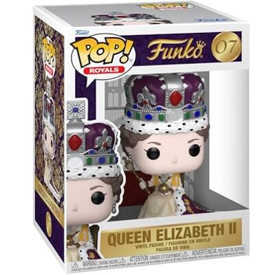 Funko POP! Premium: Queen Elizabeth II Coronation Collectable Vinyl Figure Gift Idea Official Merchandise Toys For Kids & Adults Model Figure for Collectors and Display Funko POP! Premium: Queen Elizabeth II Coronation Collectable Vinyl Figure Gift Idea Official Merchandise Toys For Kids & Adults Model Figure for Collectors and Display