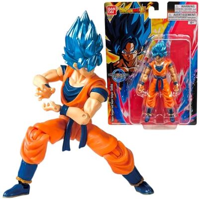 Dragon Ball Super Evolve 5″ Action Figure – Super Saiyan Blue Goku (Bandai) – Authentic, Fully Articulated Anime Collectible Dragon Ball Super Evolve 5″ Action Figure – Super Saiyan Blue Goku (Bandai) – Authentic, Fully Articulated Anime Collectible
