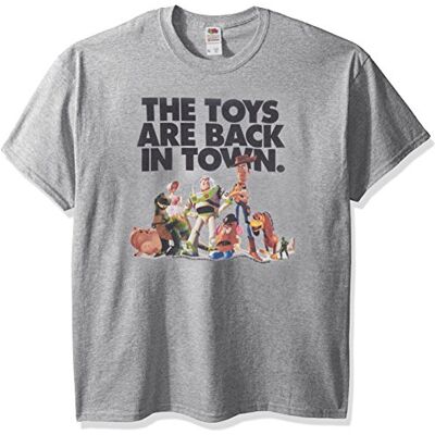 Disney Men's Story The Toys are Back in Town Graphic T-Shirt Disney Men's Story The Toys are Back in Town Graphic T-Shirt