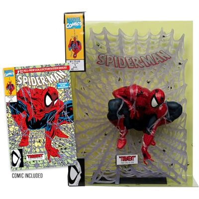 McFarlane Marvel Spider-Man 1:6th Scale Collectible with Scene (Spider-Man #1) Toys McFarlane Marvel Spider-Man 1:6th Scale Collectible with Scene (Spider-Man #1) Toys