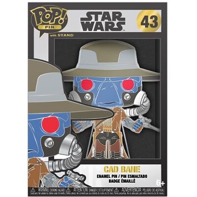 Funko Pop! Large Enamel Pin Star Wars: Clone Wars Cad Bane Star Wars Enamel Pins Cute Collectable Novelty Brooch for Backpacks & Bags Gift Idea Official Merchandise Funko Pop! Large Enamel Pin Star Wars: Clone Wars Cad Bane Star Wars Enamel Pins Cute Collectable Novelty Brooch for Backpacks & Bags Gift Idea Official Merchandise