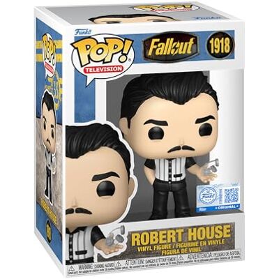 Funko POP Television: Fallout Robert House Amazon Exclusive Collectable Vinyl Figure Gift Idea Official Merchandise Toys For Kids & Adults Model Figure for Collectors and Display Funko POP Television: Fallout Robert House Amazon Exclusive Collectable Vinyl Figure Gift Idea Official Merchandise Toys For Kids & Adults Model Figure for Collectors and Display