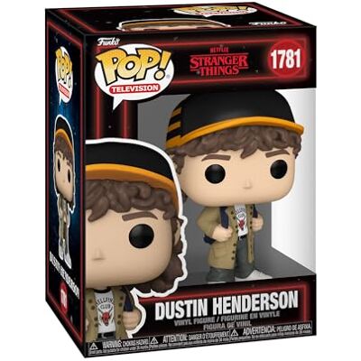 Funko POP! TV: Stranger Things Season 5 Dustin Henderson Collectable Vinyl Figure Gift Idea Official Merchandise Toys for Kids & Adults Fantasy Fans Funko POP! TV: Stranger Things Season 5 Dustin Henderson Collectable Vinyl Figure Gift Idea Official Merchandise Toys for Kids & Adults Fantasy Fans