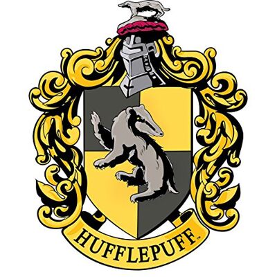 Star Cutouts Hufflepuff Wandbild 61cm Multicolor - Wall Art Star Cutouts Hufflepuff Wandbild 61cm Multicolor - Wall Art