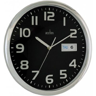 Acctim Wall Clock - Black - 32cm Acctim Wall Clock - Black - 32cm