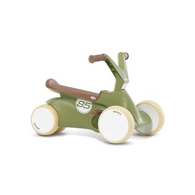 BERG GO² 2-in-1 Retro Green Slide Car, Ride-On and Balance Bike, Children's Car with Fold-Out Pedals, Pedal Gokart, Children's Toy Suitable for Children Aged 10-30 Months, Large BERG GO² 2-in-1 Retro Green Slide Car, Ride-On and Balance Bike, Children's Car with Fold-Out Pedals, Pedal Gokart, Children's Toy Suitable for Children Aged 10-30 Months, Large