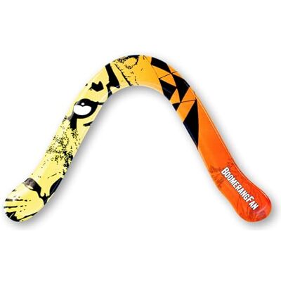 BoomerangFan TIGER-R 22 cm Tiger Right Handed Boomerang BoomerangFan TIGER-R 22 cm Tiger Right Handed Boomerang