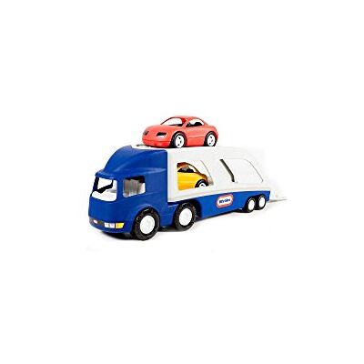 little tikes Big Car Carrier Large Hauler with 2 Sports Cars Hours of Fun Indoor or Outdoor Use, Blue, 73 x 19 x 25 cm little tikes Big Car Carrier Large Hauler with 2 Sports Cars Hours of Fun Indoor or Outdoor Use, Blue, 73 x 19 x 25 cm