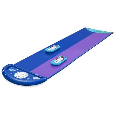 Bestway H2OGO! Lunar Launch 2-Lane Double Water Slide, Summer Garden Outdoor Water Slide Bestway H2OGO! Lunar Launch 2-Lane Double Water Slide, Summer Garden Outdoor Water Slide