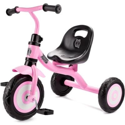 Xootz Classic Cruiser Kids Tricycle – Toddler Trike for 2 Year Old+ First Pedal Bike with Puncture Proof EVA Tyres & Steel Frame, Outdoor Ride On Toy Xootz Classic Cruiser Kids Tricycle – Toddler Trike for 2 Year Old+ First Pedal Bike with Puncture Proof EVA Tyres & Steel Frame, Outdoor Ride On Toy