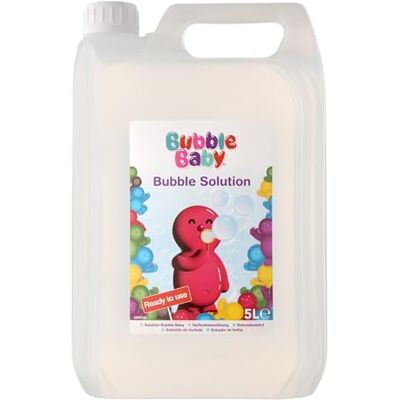 BUBBLEBABY 5L Bubble Solution Refill – Premium Bubble Liquid for Bubble Machines, Big Bubble Wand, Kids Bubbles & Bubble Mixture – Long-Lasting, Safe & Non-Toxic Bubble Fluid BUBBLEBABY 5L Bubble Solution Refill – Premium Bubble Liquid for Bubble Machines, Big Bubble Wand, Kids Bubbles & Bubble Mixture – Long-Lasting, Safe & Non-Toxic Bubble Fluid