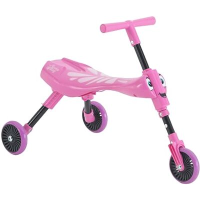 SCUTTLEBUG Butterfly Ride On Pink - Ride On Toy SCUTTLEBUG Butterfly Ride On Pink - Ride On Toy