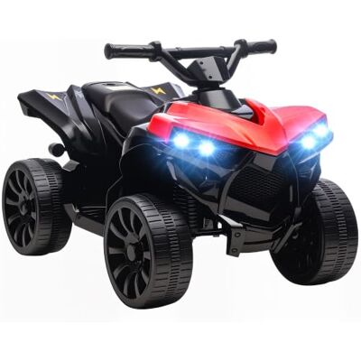 AIYAPLAY 6V Electric Ride on Car Kids ATV 4 Wheeler Ages 18-56 Months Red Music, LED Headlights, Indoor Outdoor Toy Car, Boys and Girls AIYAPLAY 6V Electric Ride on Car Kids ATV 4 Wheeler Ages 18-56 Months Red Music, LED Headlights, Indoor Outdoor Toy Car, Boys and Girls