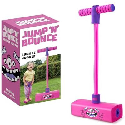 Toyrific Jump ‘N’ Bouncer Bungee Hopper, Pogo Stick for Kids 3+, Foam Pogo Jumper Stick, Garden Toys Games, Purple Toyrific Jump ‘N’ Bouncer Bungee Hopper, Pogo Stick for Kids 3+, Foam Pogo Jumper Stick, Garden Toys Games, Purple